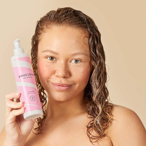 Bouclème Curl Cream - Defines All Curl Types - Frizz Free, Bouncy Wavy Hair - 96% Naturally Derived Ingredients and Vegan - 10.1 fl oz