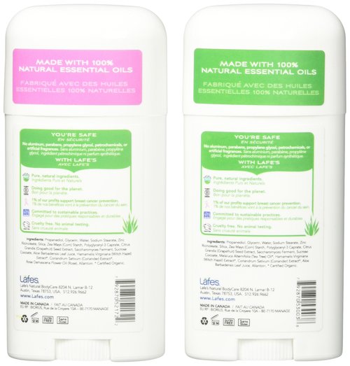 Lafe's Natural Deodorant | 2.25oz Aluminum Free Natural Deodorant Stick for Women & Men | Paraben Free & Baking Soda Free with 24-Hour Protection (Bliss/Extra Strength, 2.25 Ounce (3-Pack))