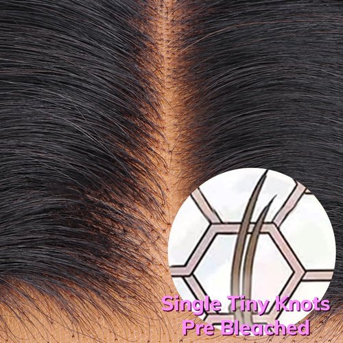 IDN BEAUTY SKINLIKE REAL HD 2x6 Lace Closure Human Hair Straight 14 Inch Bleached Single Knots HD Closure Ultra-thin 2x6 Lace Closure Virgin Human Hair 0.1 mm Pre Plucked Hairline Lace Closure