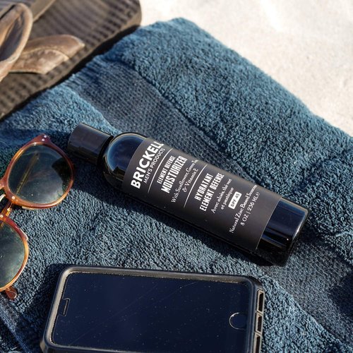 Brickell Men's Element Defense SPF45 Moisturizer for Men, Natural & Organic, Zinc Oxide Mineral Sunscreen, Hydrates and Protects Skin Against UVA/UVB Rays, 8 Ounce, Unscented