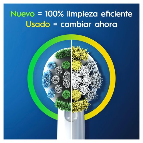 Oral-B Precision Clean Replacement Brush Heads, CleanMaximiser Bristles, Pack of 8
