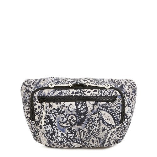 Vera Bradley Women's Featherweight Belt Bag Sling Crossbody, Stratford Paisley, One Size