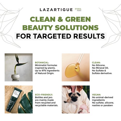 Lazartigue Nourish Light Conditioner, Botanical & Vegan, Silicone-Free, Soybean Oil Enriched, Lightweight Hydration for Dry, Fine Hair, Vegan, Sulfate & Silicone Free, 5.1 Fl Oz