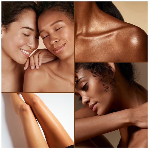 Quick Self Tanning Lotion-Natural Glow Self Tanner Lotion for Face & Body | Hydrating Tanning Lotion with Shea Butter & Plant Extracts | Vegan-Friendly, Streak-Free Formula-DHA contene 10%