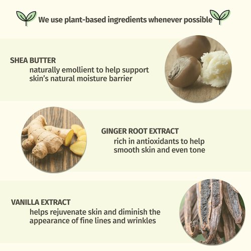 HEMPZ Body Lotion - Vanilla & Ginger Daily Moisturizing Cream, Shea Butter Hand and Body Moisturizer - Hemp Lotion - Skin Care Products, Hemp Seed Oil - 17 oz.