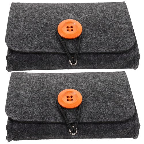 FOMIYES Purse Essentials Purse Essentials 2Pcs Essential Oil Carrying Case Bag Portable Essential Oils Travel Organizer Pouch Bag Essential Oil Storage Essential Oil Storage