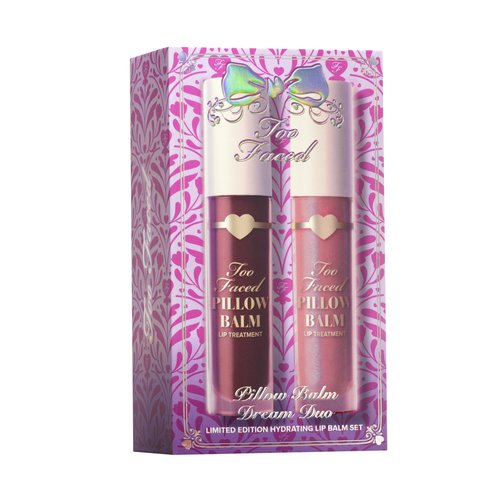 Too Faced Pillow Balm Dream Duo | Hyaluronic Acid + Moisturizing Lip Treatment Gift Set