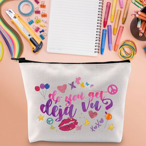 WZMPA Music Fans Cosmetic Bag Musical Inspired Fans Gifts Do You Get Deja Vu Makeup Zipper Pouch Bag For Women Girls(Do You Get Deja)