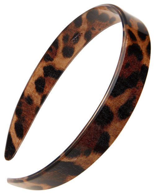 France Luxe 3/4" Headband, Luxe Leopard