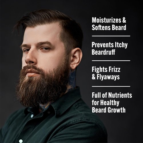 The Bearded Mack Grooming Co Beard Oil - Gamblin' Mack - Oud, Leather & Frankincense - Hydrates and Soothes, Handcrafted in USA, 1 Fl Oz