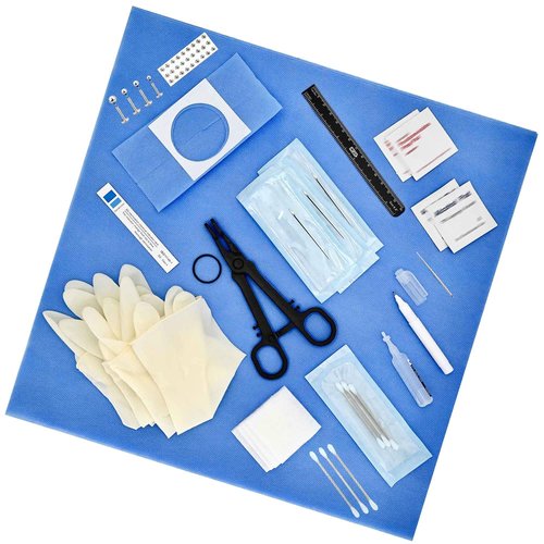 UAN Titanium Jewelry Sterile Piercing Kit - Body Piercing (16G)