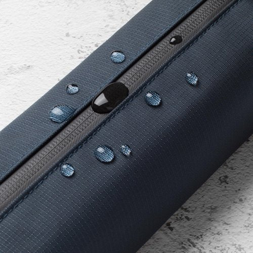 Comfyable Small Toiletry Bag for Men, Slim Mini Toothbrush Bag, Dopp Kit, Electronics, Tech, Gym, Water-Resistant Essentials Organizer, Blue