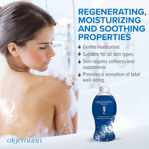 Algemarin Original Scent Foam Bath – European Sea Aromatherapy (1-Pack, 500 ml)