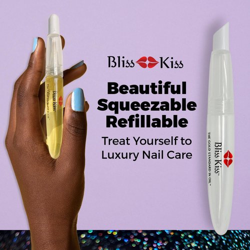 Bliss Kiss 3-Refillable Cuticle Oil Pens + Simply Pure Nail & Cuticle Oil