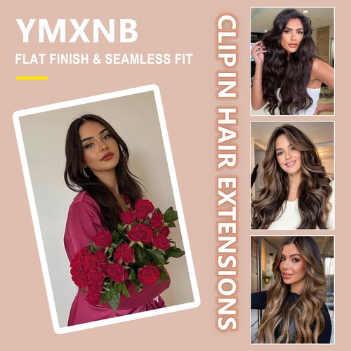 Clip In Hair Extensions Real Human Hair 12Inch 120g 100% Remy Human Hair Extensions Clip Ins Invisible Seamless Straight Human Hair Clip In Extensions 7pcs Double Weft Natural Black