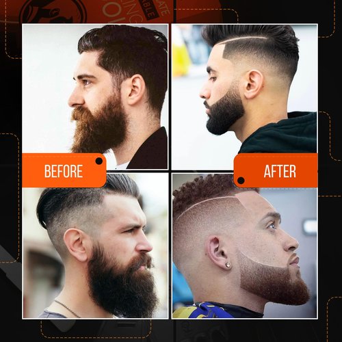 Beard Pencil Filler - DARK BROWN - and Complete Beard Shaper Kit