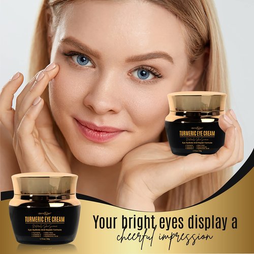 DERMAXGEN Vitamin C Moisturizing Cream & Turmeric Eye Cream Set – Hydrating Skincare Duo for All Skin Types, Targeting Dullness, Puffiness & Fine Lines.