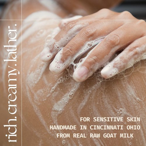 Premium Goat Milk Soap Bars - Dry Skin, Gentle, Organic & Soothing - Hand Made in USA with Real Goat Milk - Large 5 OZ (Pack of 4) - (Variety Pack)