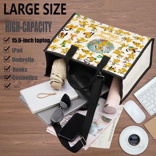 WZMPA Funny Dog Cosmetic Bag Dog Lover Gifts Let The Magic Bloom Makeup Zipper Pouch Bag Cartoon Movie Merchandise (Plu Bloom 2Full-TB)