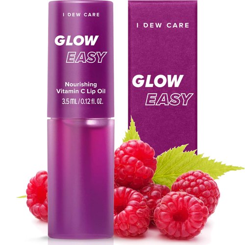 I DEW CARE Vitamin To Glow Pack + Glow Easy Vitamin C Tinted Lip Oil Gloss with Jojoba Seed Oil Bundle