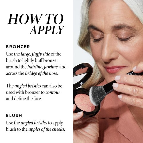Baked Blush-n-Bronze, Earthy Bronze + Dual-Ended Blush + Bronzer Brush