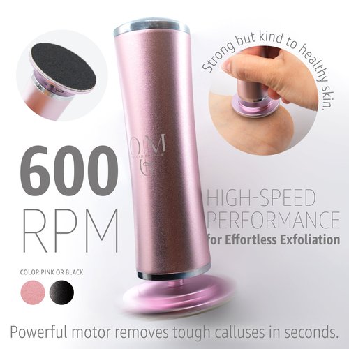 Electric Callus Remover for Feet Rechargeable Foot File Pedicure Tool with Extra Grinding Heads & Moisturizing Cream Professional Foot Care Kit for Dry Cracked Heels and Dead Skin Removal