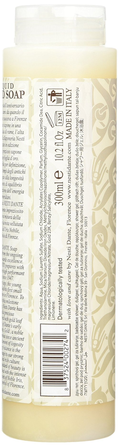 Nesti Dante Luxury Gold Soap 60th Anniversary Bath & Shower Gel 10.2oz/300ml