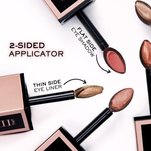 Lancôme Idôle Tint Long Wear Liquid Eyeshadow & Eyeliner - Multi-Use Eye Makeup in Shimmery & Matte Finishes - Buildable Color & Up to 16H of Wear - 06 Canyon Clay: Cool Rose Matte