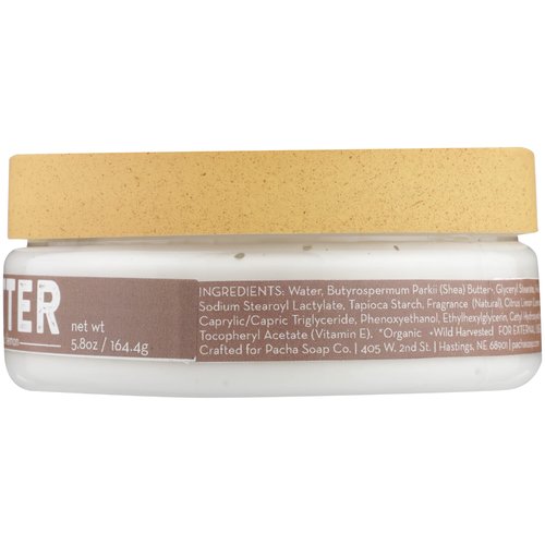 PACHA SOAP Coconut Lemon Hand & Body Butter, 5.8 OZ