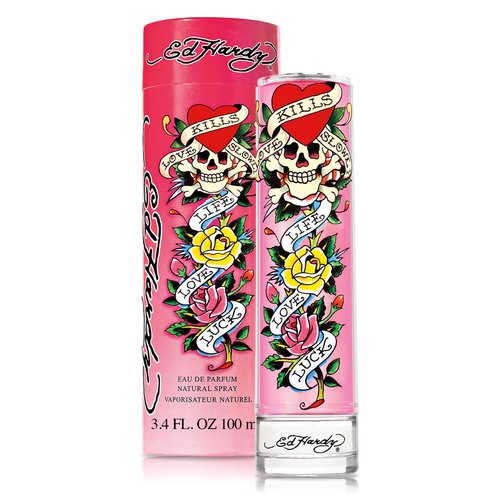 Ed Hardy Perfume for Women, Eau De Parfum Spray with Warm Amber Notes, Gift for Her, 3.4 fl oz