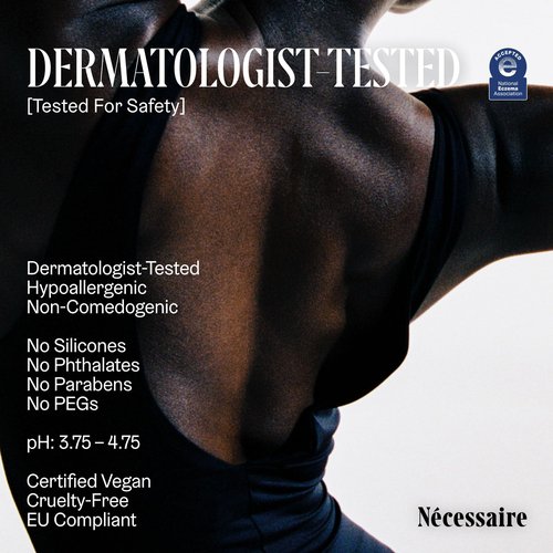 Nécessaire The Body Serum – Fragrance-Free Hydrating Lotion with Hyaluronic Acid + Niacinamide – Fast-Absorbing Body Serum for Sensitive + Eczema-Prone Skin. 1.7fl oz.