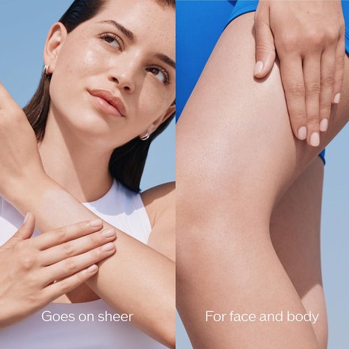 Shiseido Ultimate Sun Protector Lotion Mineral SPF 60+ - Sheer, Broad-Spectrum Sunscreen for Face & Body - Visibly Improves Fine Lines, Smoothness & Skin Tone - Fragrance Free, All Skin Types - 50 mL