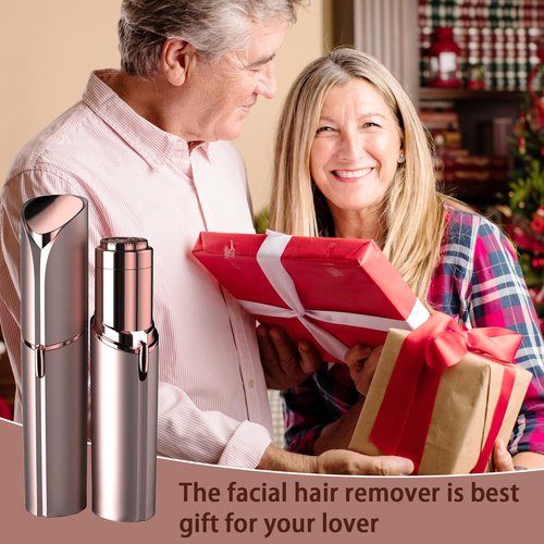 Facial Hair Remover for Women Gold Color with 6-pc Pack