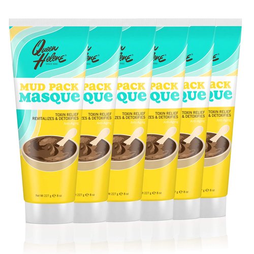 Queen Helene Facial Masque, Mud Pack, 8 Oz (Pack of 6)