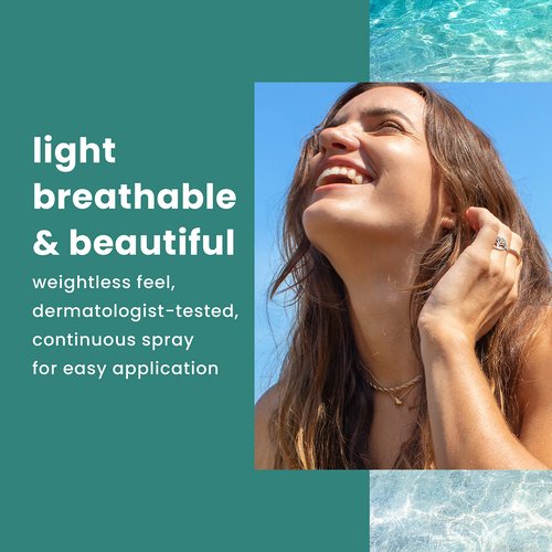 Hawaiian Tropic Sunscreen Spray SPF 70 | Weightless Hydration | Clear Spray | Oxybenzone Free | 6oz