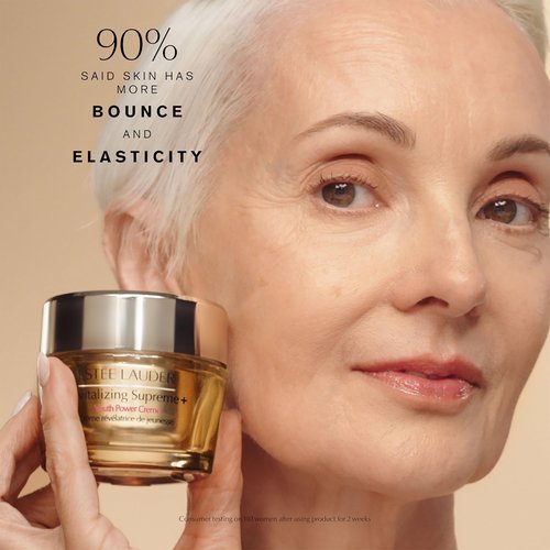 Estée Lauder Revitalizing Supreme+ Youth Power Cream | Face Moisturizer with Hyaluronic Acid & Peptides | Anti-Aging, Travel Size, 0.5 Ounce