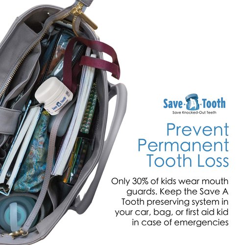 Save-A-Tooth Preservation Kit - Prevent Permanent Tooth Loss, Save Knocked Out Teeth for up to 24 Hours - Tooth Saver Made in the USA by SmartPractice - Keep in your Kit Bag for a Tooth Emergency