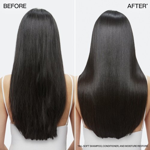 Redken All Soft Shampoo - Moisturizes & Hydrates Dry, Brittle Hair, Gently Cleanses and Softens, With Argan Oil, Safe For Color-Treated Hair, Refillable