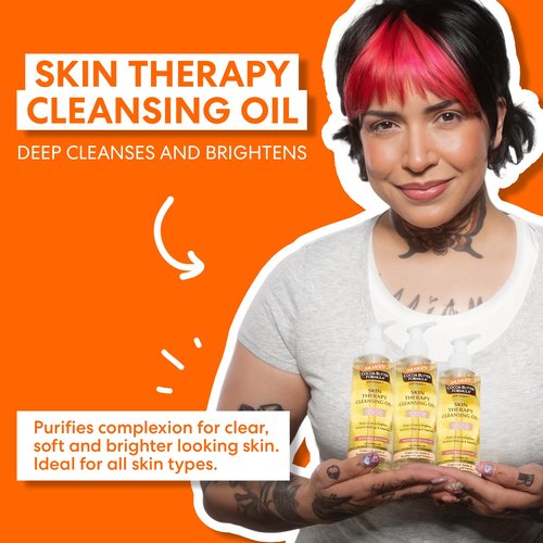 Nina Pool’s Top Palmer’s Picks (Set of 3): Skin Firming Cocoa Butter Body Lotion (13.5 oz), Skin Therapy Cleansing Facial Oil (6.5 fl. oz) & Moisturizing Swivel Lip Balm Stick (2 x 0.5 oz)