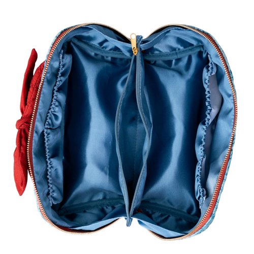 ban.do Getaway Quilted Toiletry Bag with Bow Handle and Satin Interior (Flowers and Bows)