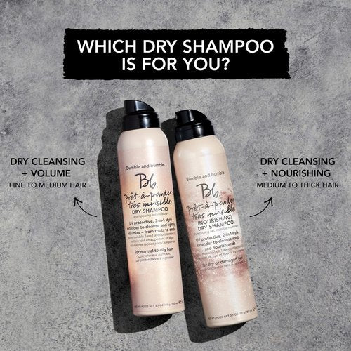 Bumble and bumble. Prêt-à-powder Très Invisible Volumizing Dry Shampoo | Volumizing, Dry-Cleansing, UV Protective + Absorbs Oil | Curly, Wavy, Straight, 3.1 Ounce