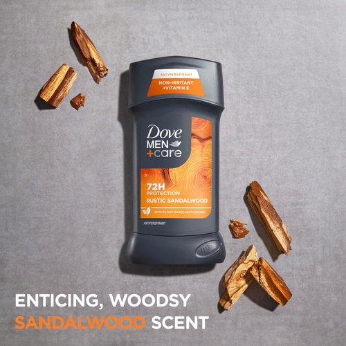 Dove Men+Care Antiperspirant 3 Pack Rustic Sandalwood Deodorant for Men 2.7oz