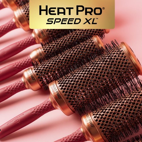 Olivia Garden HeatPro Speed XL Non-Electrical Fast-Drying Round Thermal Brush – 1 1/4" Barrel