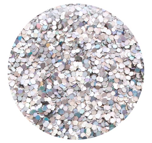 GLITTIES - (6PK) - Holographic Gold & Silver Glitter Kit - Solvent Resistant & Great for Nail Art Polish, Gels, Acrylics Supplies - Quality Glitter Made in the USA! - (60 Grams)