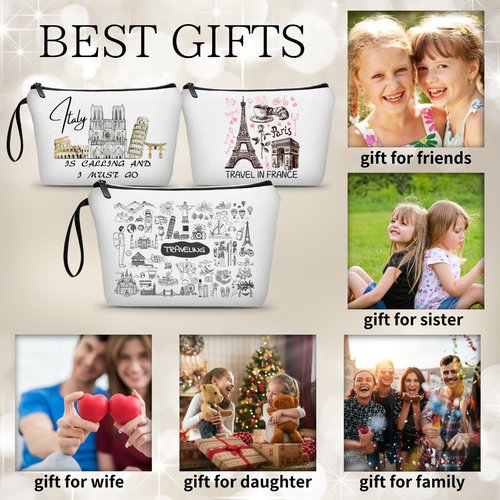 ARIOSEY Travel Gift - Gifts for Women Travelers - Makeup Bag