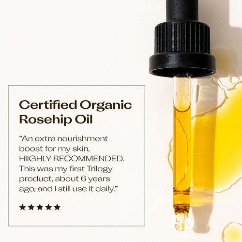 Trilogy Certified Organic Rosehip Oil Duo, Intensive Nourishment, Improves Appearance of Scars, Stretch Marks, Fine Lines, & Wrinkles, 0.68 fl oz each