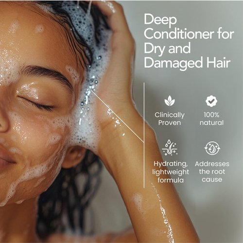 HairSmart Conditioner for Women & Men | Ayurvedic Deep Conditioner for Dry, Damaged Hair | Volumizing Hair Products | Hair Growth Accelerator, 100ml
