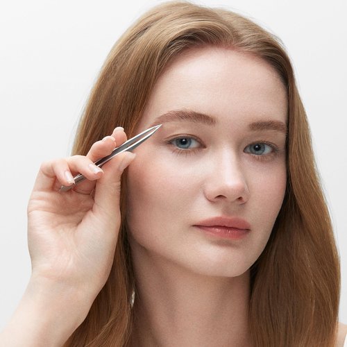 GöSol Tweezers - Professional Pointed Tweezers for Women and Men, 420 Stainless Steel Precision Tweezers for Women Facial Hair Removal, Expert Ingrown Hair Plucker, 0 Gap, Painless Hair Extraction