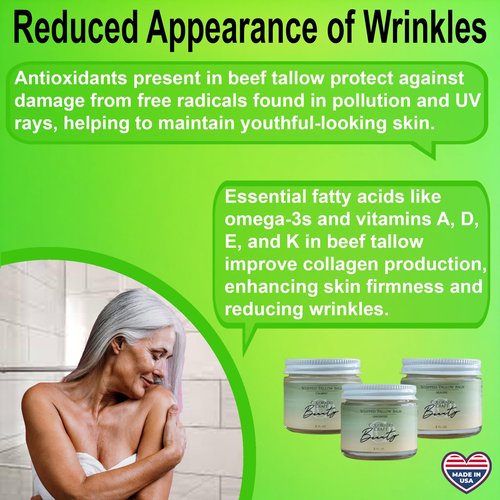 Colorado Craft Beef Whipped Tallow Balm, Healing Formula, Pasture Raised, 2 fl oz (Packaging May Vary)