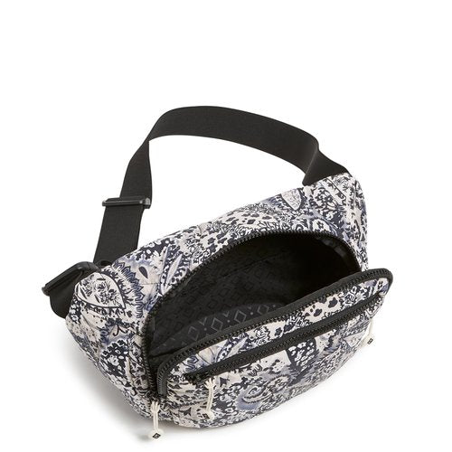 Vera Bradley Women's Featherweight Belt Bag Sling Crossbody, Stratford Paisley, One Size